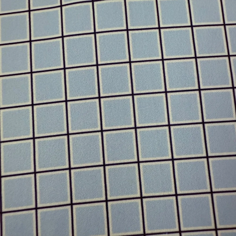 Collars & Co. Performance Polo - Men’s Medium - Blue Windowpane Grid - Picture 3 of 6